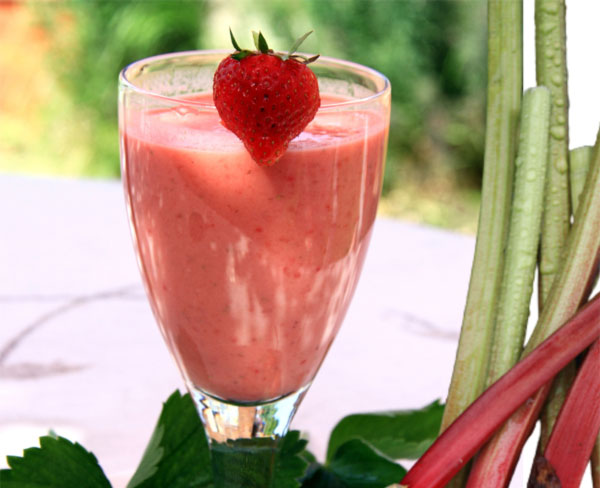 Rabarbersmoothie Slanka