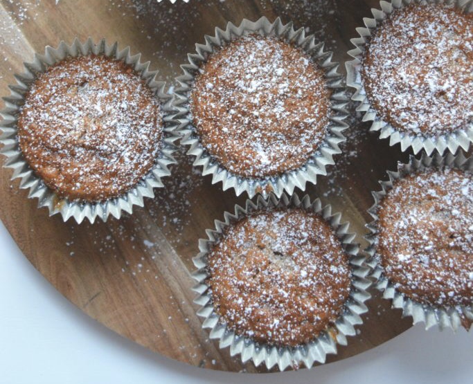 Pepparkaksmuffins utan socker och mjöl!